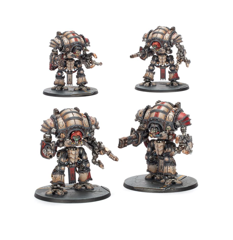 Warhammer The Horus Heresy: Mechanicum Questoris Knights Magaera and Styrix