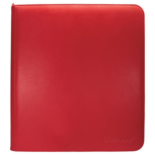 Ultra PRO: 12-Pocket Zippered PRO-Binder - Vivid (Red)