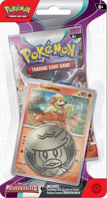 Scarlet & Violet: Paldea Evolved - Single Pack Blister (Growlithe)