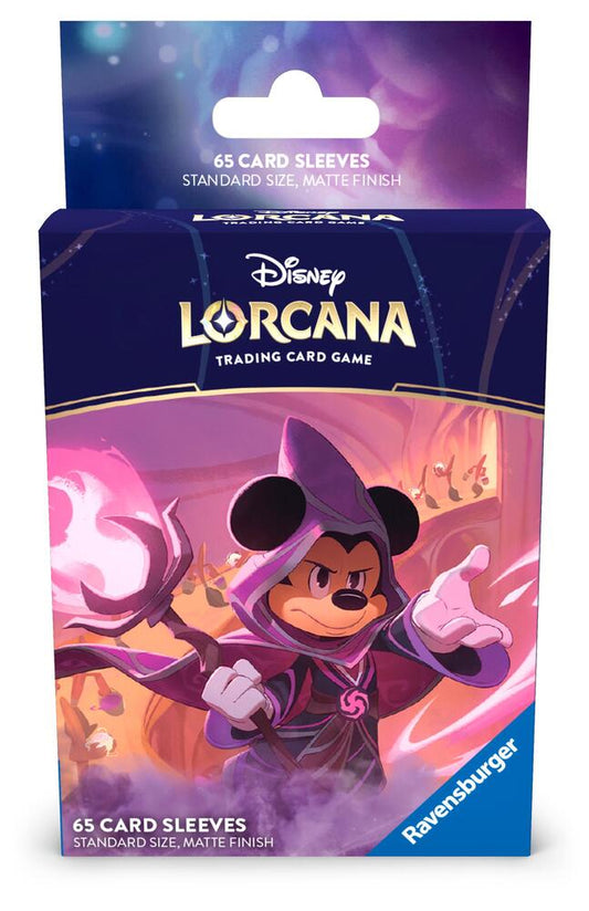 Lorcana Card Sleeves Mickey Mouse Wayward Sorcerer